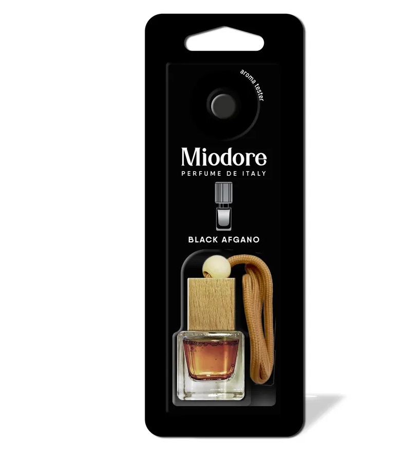 Ароматизатор  MIODORE Black Afgano Парфюм жидкий подвесной Россия 5мл