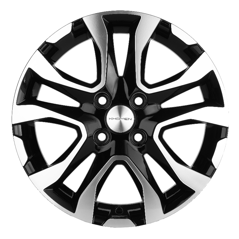 диски KHOMEN KHW1503 (Rio/Solaris) 6,0xR15 4x100 54,1 46 BLACK-FP