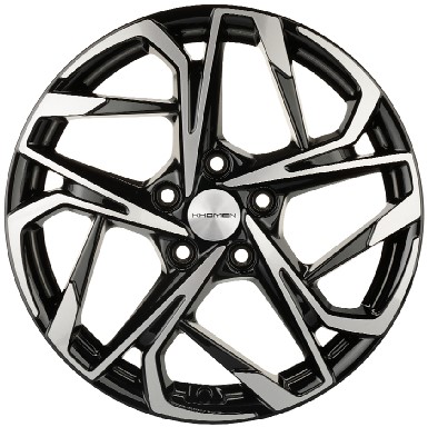 диски KHOMEN KHW1716 (17 ZV Karoq/Tiguan) 7,0xR17 5x112 57,1 45 BLACK-FP